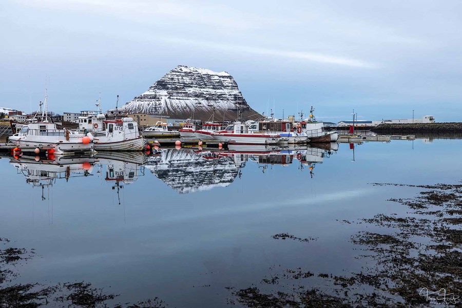 Frá Grundarfirði á Snæfellsnesi.