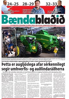Bændablaðið 20. tbl. 2018. árg.