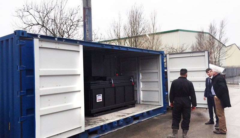 Brennsluofnar víða settir upp við afurðastöðvar