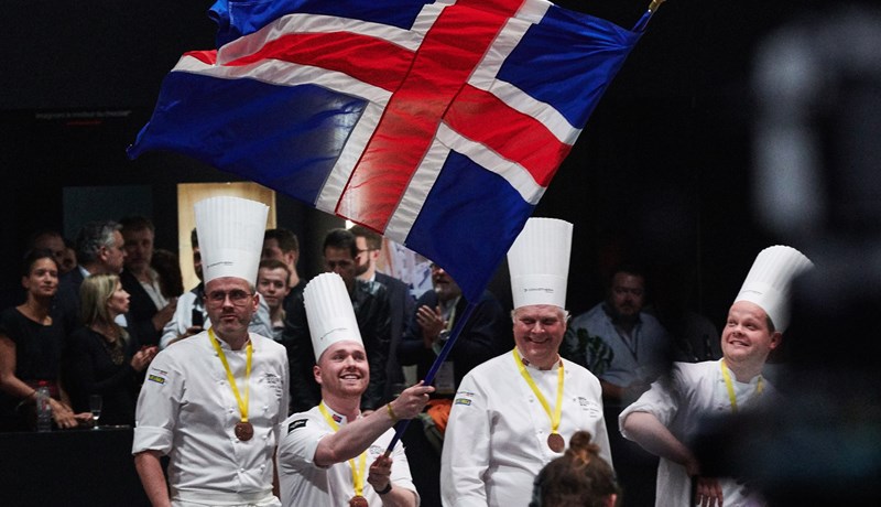 Náði fjórða sætinu og var einungis þremur stigum frá bronsinu