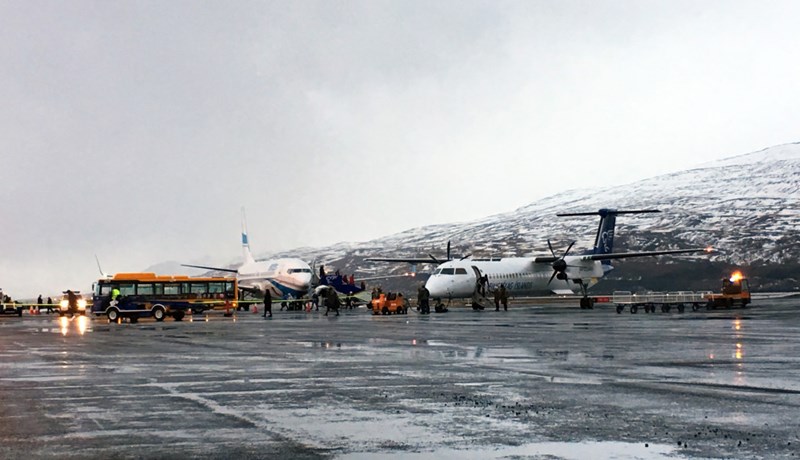 Innflutningur á þotueldsneyti nær tvöfaldast frá 2015 en flug er enn utan sviga í kolefnisumræðunni