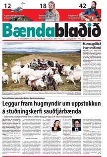 Bændablaðið 15. tbl. 2018. árg.