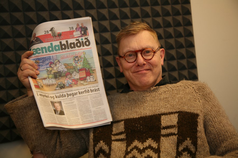 Jón Gnarr veður á súðum í nýjum jólaþætti Kaupfélagsins