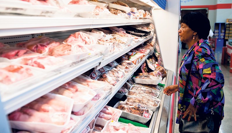 Ófrosið kjöt flutt inn í fjórum sendingum frá áramótum