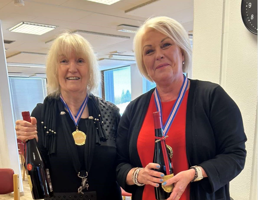 Bryndís Þorsteinsdóttir og Rosemary Shaw, Íslandsmeistarar kvenna í tvímenningi árið 2024.